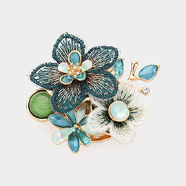 Flower Magnetic Brooch