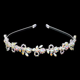 CZ Embellished Floral Headband