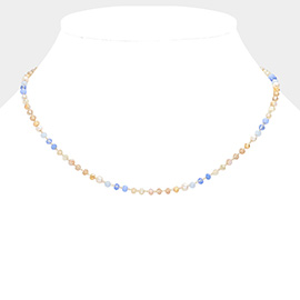 Faceted Beaded Necklace