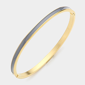 Stainless Steel Enamel Pointed Bracelet