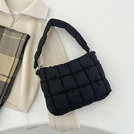 Quilted Padded Shoulder Bag