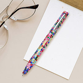 Bling Studded Tablet Tip End Ball Point Pen