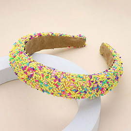 Sprinkle Beaded Headband