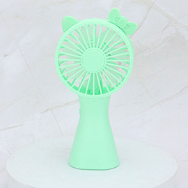 Cat Ear Pointed USB Charge Mini Hand Held Fan