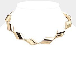 Geometric Metal Necklace