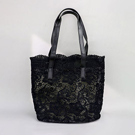 Flower Lace Tote Bag / Shoulder Bag