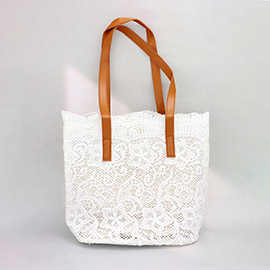 Flower Lace Tote Bag / Shoulder Bag