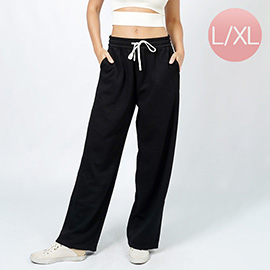 L/XL - Straight Leg Sweat Pants