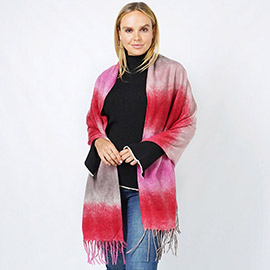 Multi Color Oblong Scarf / Shawl