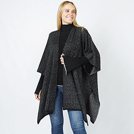 Rulex Knit Ruana Vest Poncho