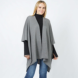 Rulex Knit Ruana Vest Poncho