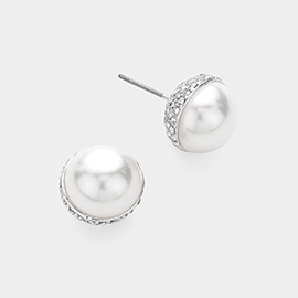 Pearl Stud Earrings