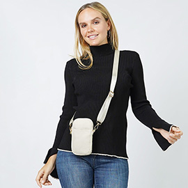 Wave Quilted Mini Crossbody Bag