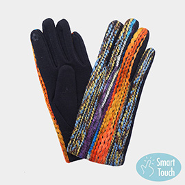 Yarn Embroidered Smart Touch Gloves