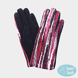 Yarn Embroidered Smart Touch Gloves