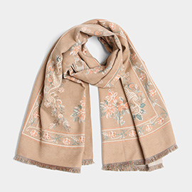 Paisley Floral Oblong Scarf