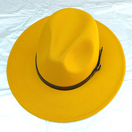 Belt Band Pointed Fedora Hat