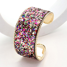 Sparkly Glittered Cuff Bracelet