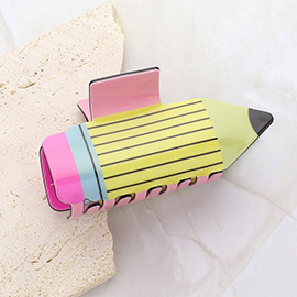 Pencil Hair Claw Clip