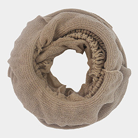 Ruffle Infinity Scarf