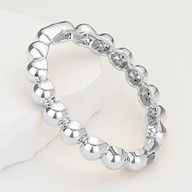 Metal Bubble Hinged Bracelet