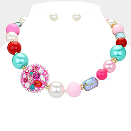 Chunky Bubble Gum Necklace