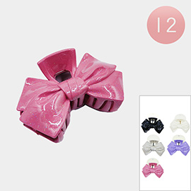 12PCS - Bow Hair Claw Clips