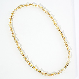 Gold Dipped Hardware Chain Necklace