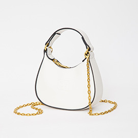 Faux Leather Mini Hobo Handbag / Crossbody Bag