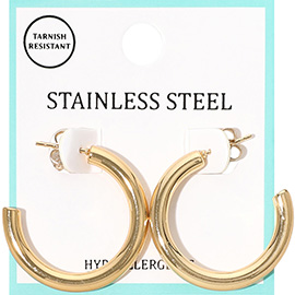 Stainless Steel Hoop Earrings