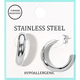 Stainless Steel Hoop Earrings