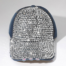 Bling Studded Glam Baseball Cap