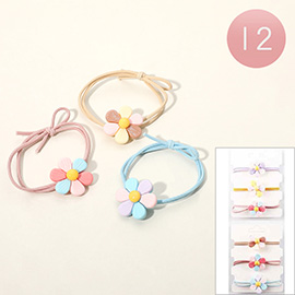 12 SET OF 3 - Flower Hairband Set