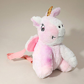 Kids Unicorn Plush Doll Backpack Bag