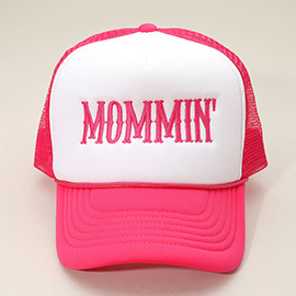 MOMMIN Embroidered Mesh Back Trucker Hat