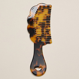 Celluloid Acetate Detangling Hair Handle Comb