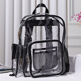 Clear Transparent School Backpack Bag