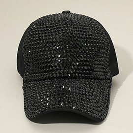 Bling Studded Glam Baseball Cap