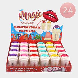 24PCS - Magic Vasalaine Moist and Hydrate Lip Balms