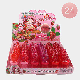 24PCS - Meike Glamour Strawberry Lip Tint