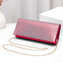 Bling Solid Evening Clutch / Crossbody Bag