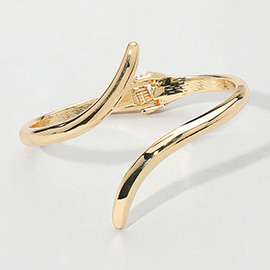 Metal Hinged Cuff Bracelet