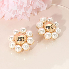 Floral Pearl Earrings