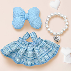 Mini Doll Tweed Dress Outfit Set