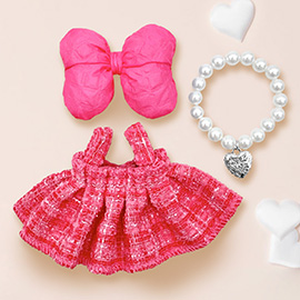 Mini Doll Tweed Dress Outfit Set