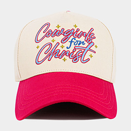 Cowgirls for Christ Embroidered Baseball Hat