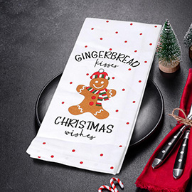 GINGERBREAD CHRISTMAS Kitchen Towel