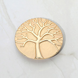 Metal Tree of Life Magnetic Brooch