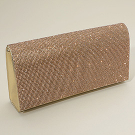 Bling Studded Evening Clutch Bag / Crossbody Bag