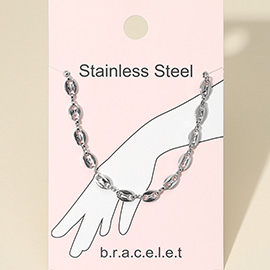 Stainless Steel Mariner Link Chain Bracelet